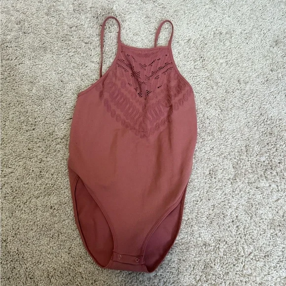 NWT Free People Intimately Womens Pink Solstice Bodysuit Size XS/S L68859 - Picture 1 of 8